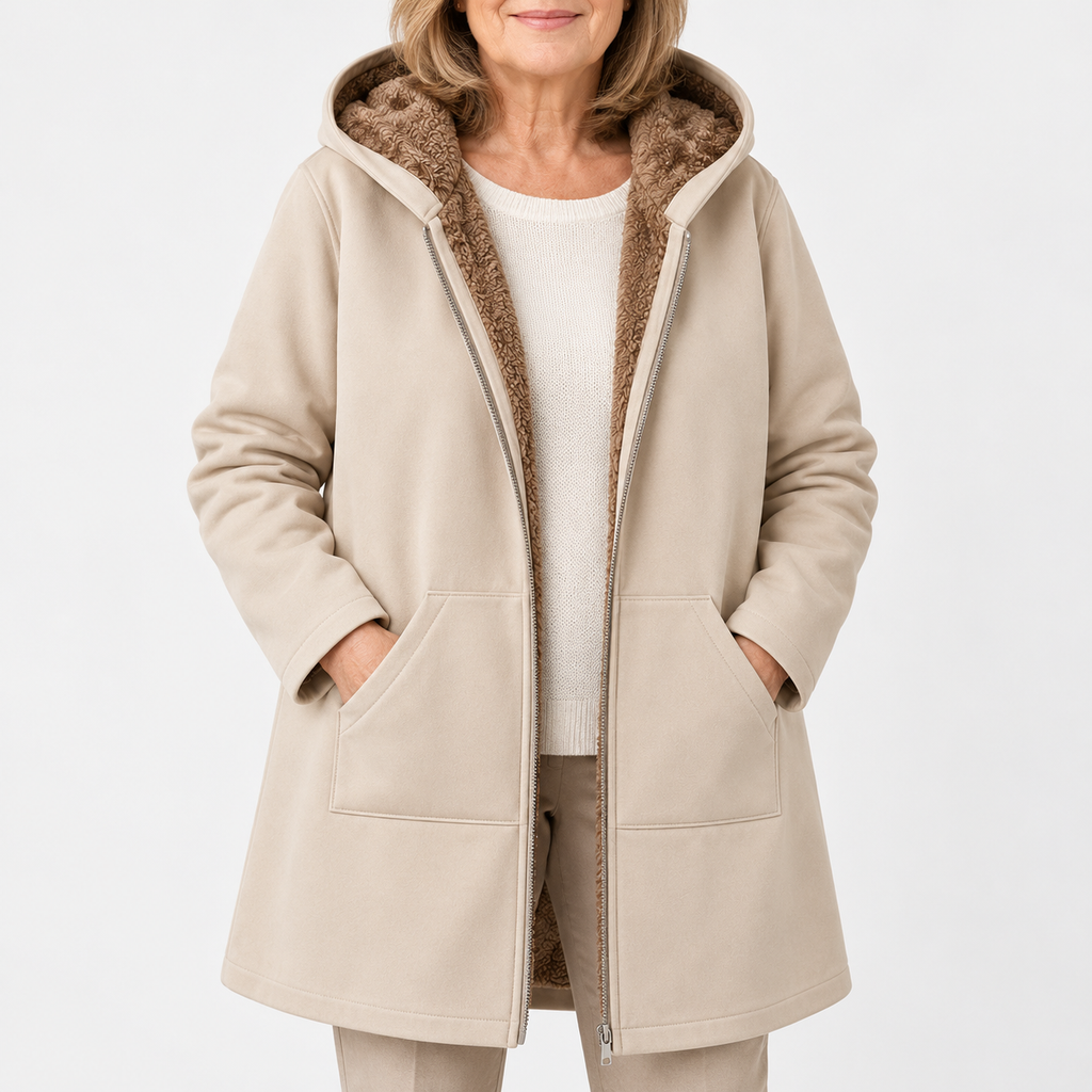 Lyra | Cozy Sherpa-Lined Hooded Vest