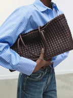 LINDSAY | Elegant Woven Tote Bag For Casual Daily Use