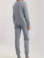 EVARIS | Long Sleeve Two-Piece Set
