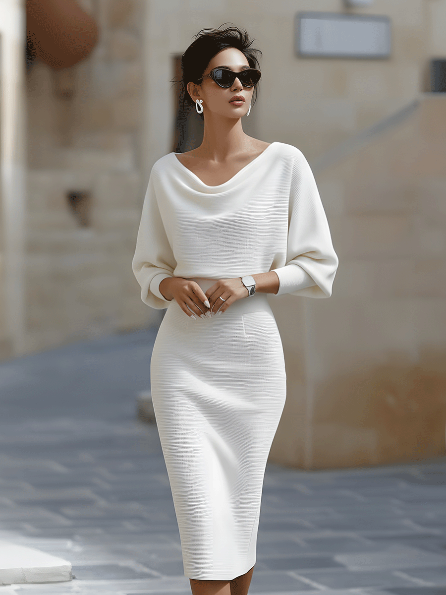 ELOWEN | Luxurious Midi Dress