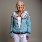 MIRA | Ribbed Nordic Knit Cardigan