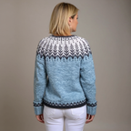 MIRA | Ribbed Nordic Knit Cardigan