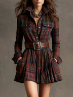 SIENNA | Belted Shirt Dress