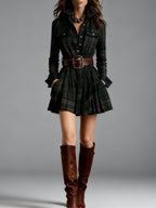 SIENNA | Belted Shirt Dress