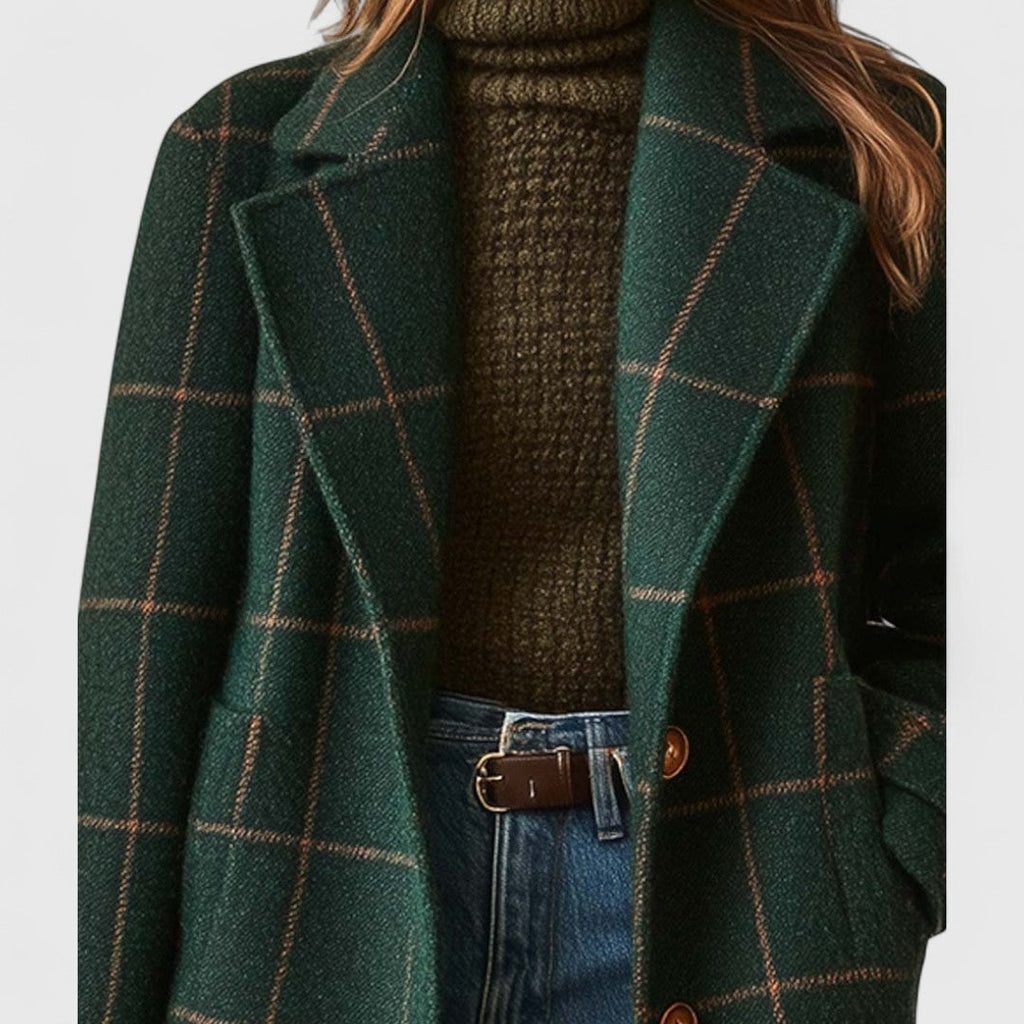 IZABELA | Classic Checked Coat