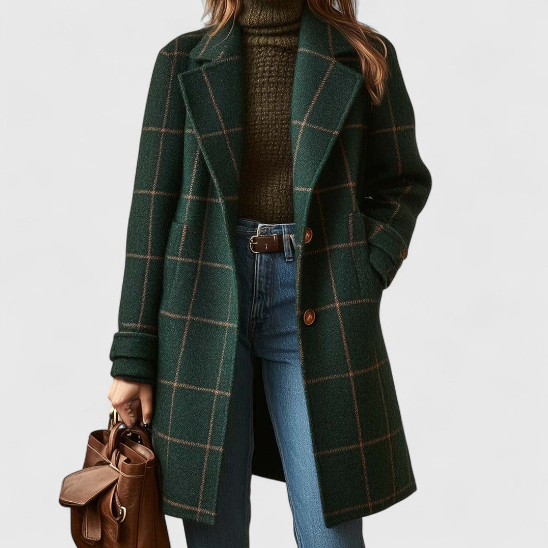 IZABELA | Classic Checked Coat