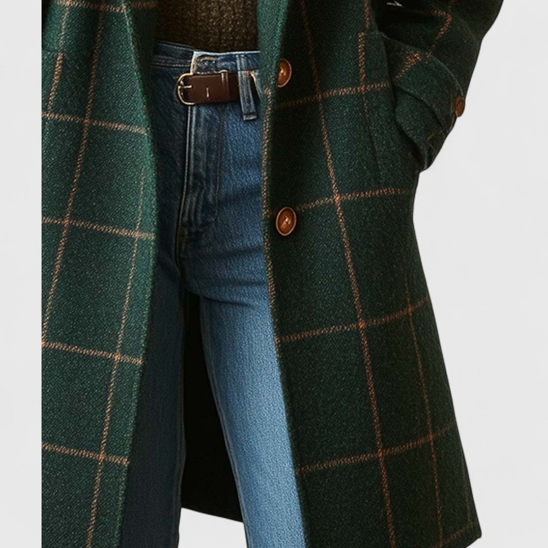 IZABELA | Classic Checked Coat