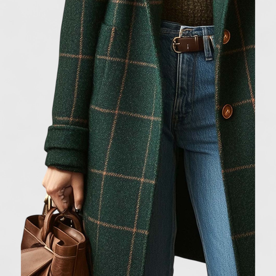 IZABELA | Classic Checked Coat