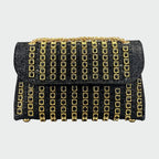 LAVIERA | Chic Chain Colored Diamond Shoulder Bag