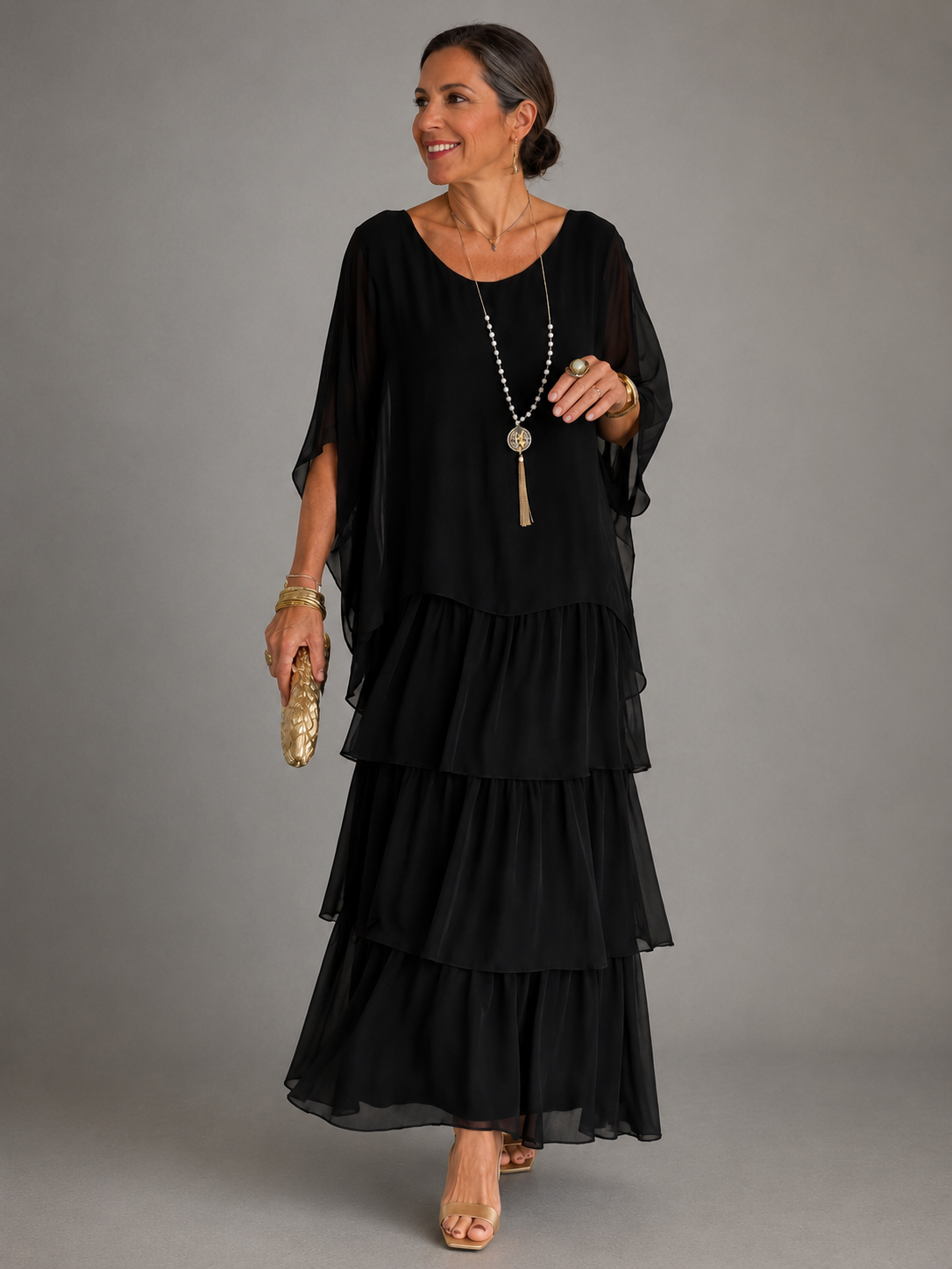 ERIN | Tiered Maxi Dress