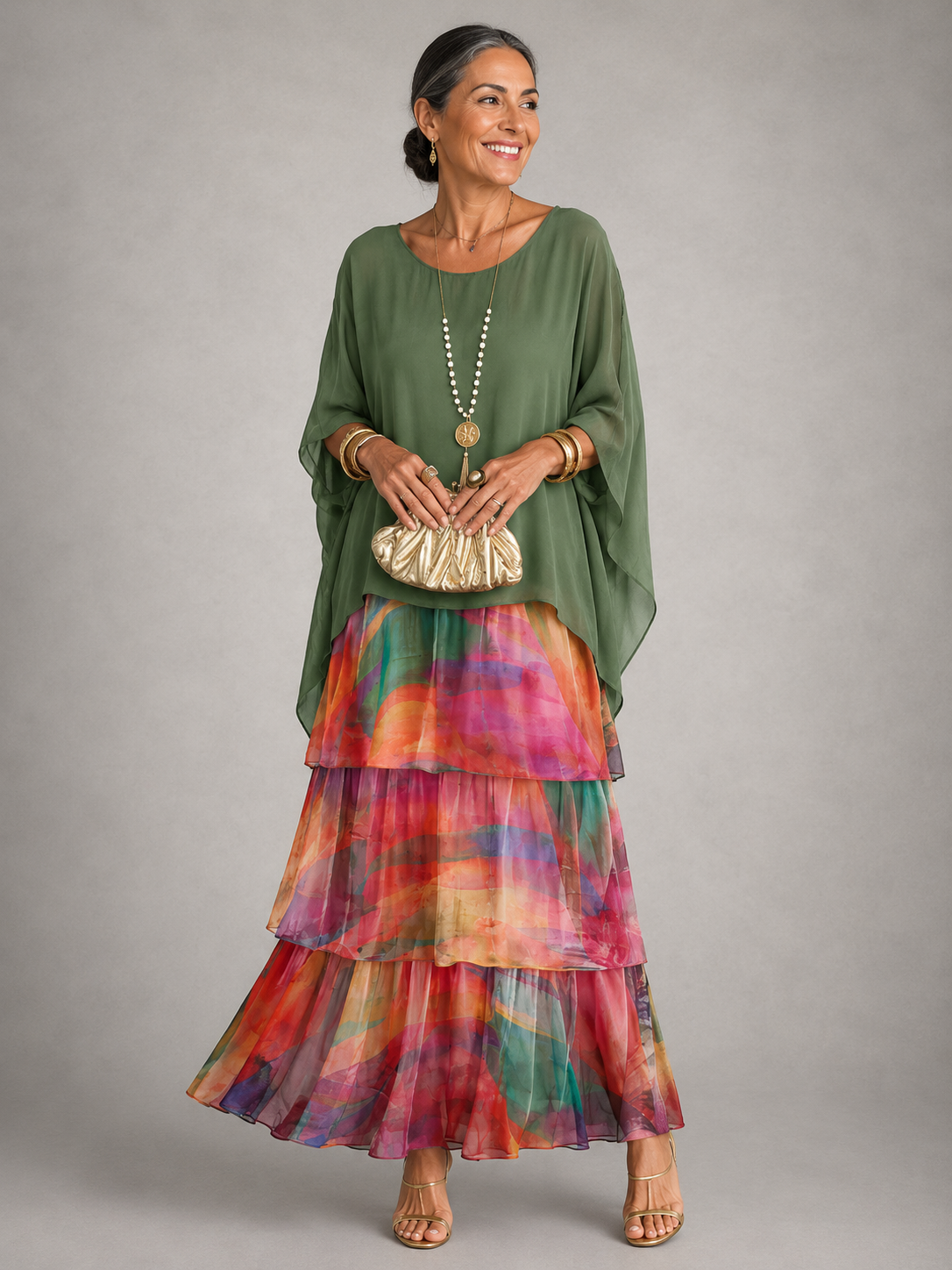 ERIN | Tiered Maxi Dress