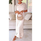 Bethanytm Cut-Out Long Maxi Dress + Free Inner Dress
