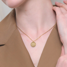 Charger l&#39;image dans la galerie, Collier oeil en acier inoxydable
