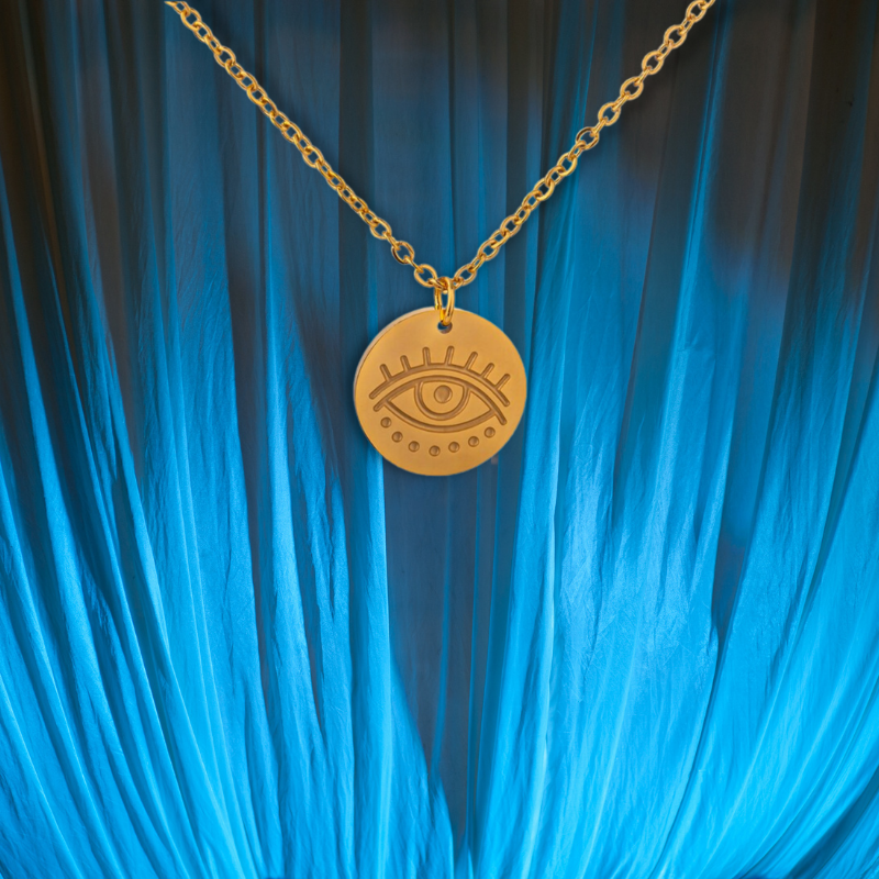 Collier oeil en acier inoxydable