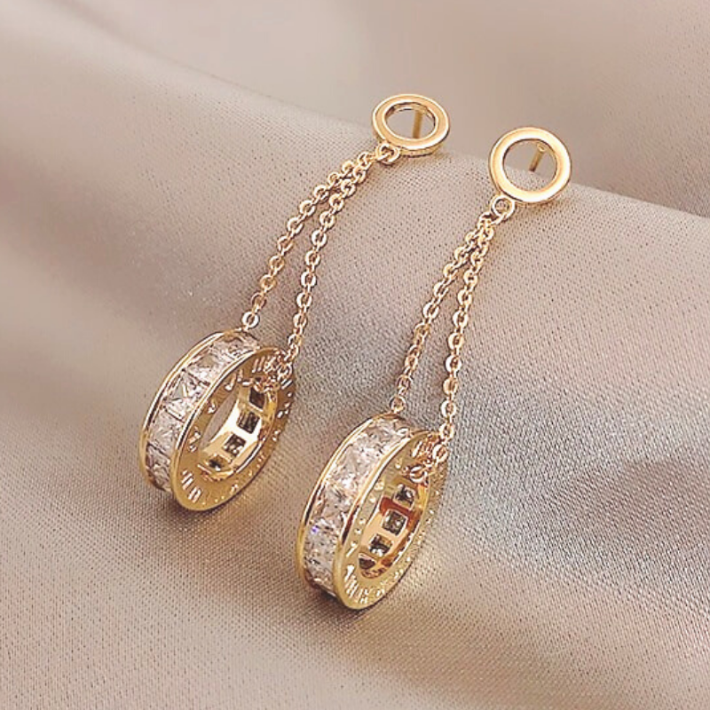 Boucles d'oreilles Roller pendantes