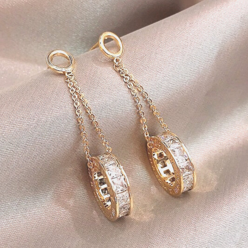 Boucles d'oreilles Roller pendantes