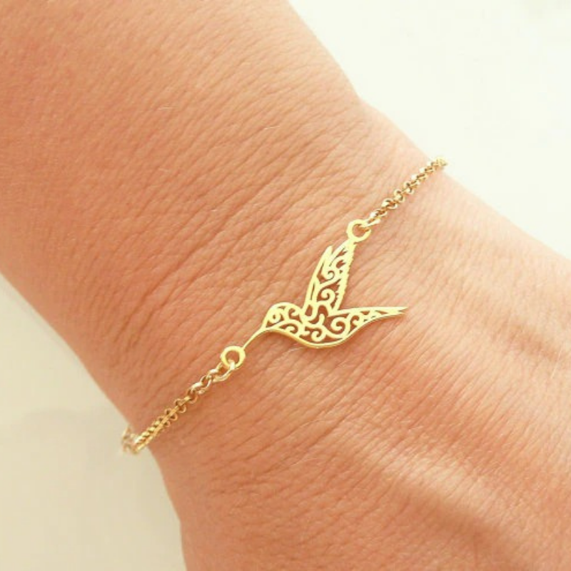 Bracelet petit oiseau volant