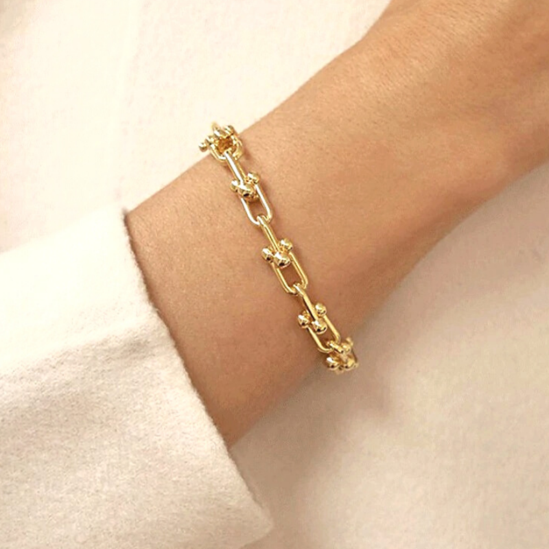 Bracelet en chaîne de serrure