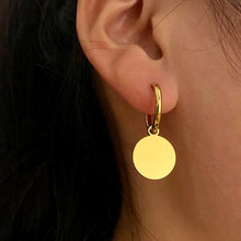 Charger l&#39;image dans la galerie, Boucles d&#39;oreilles cercle en acier inoxydable
