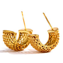 Charger l&#39;image dans la galerie, Boucles Pénélope en acier inoxydable
