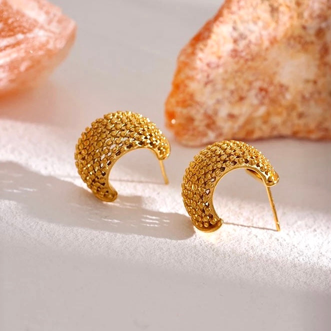 Boucles Pénélope en acier inoxydable